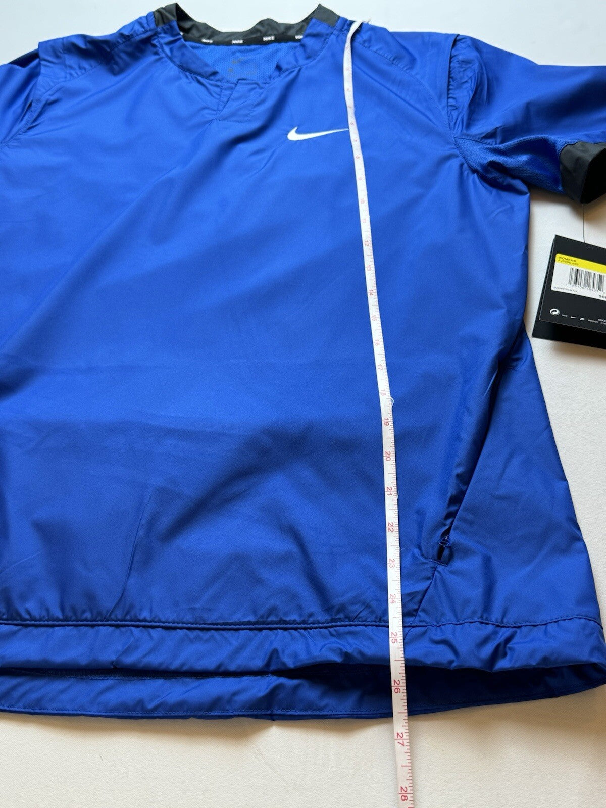 $60 Nike Yoga Women's Blue Size S Short Sleeve Yoga Top. (B66)