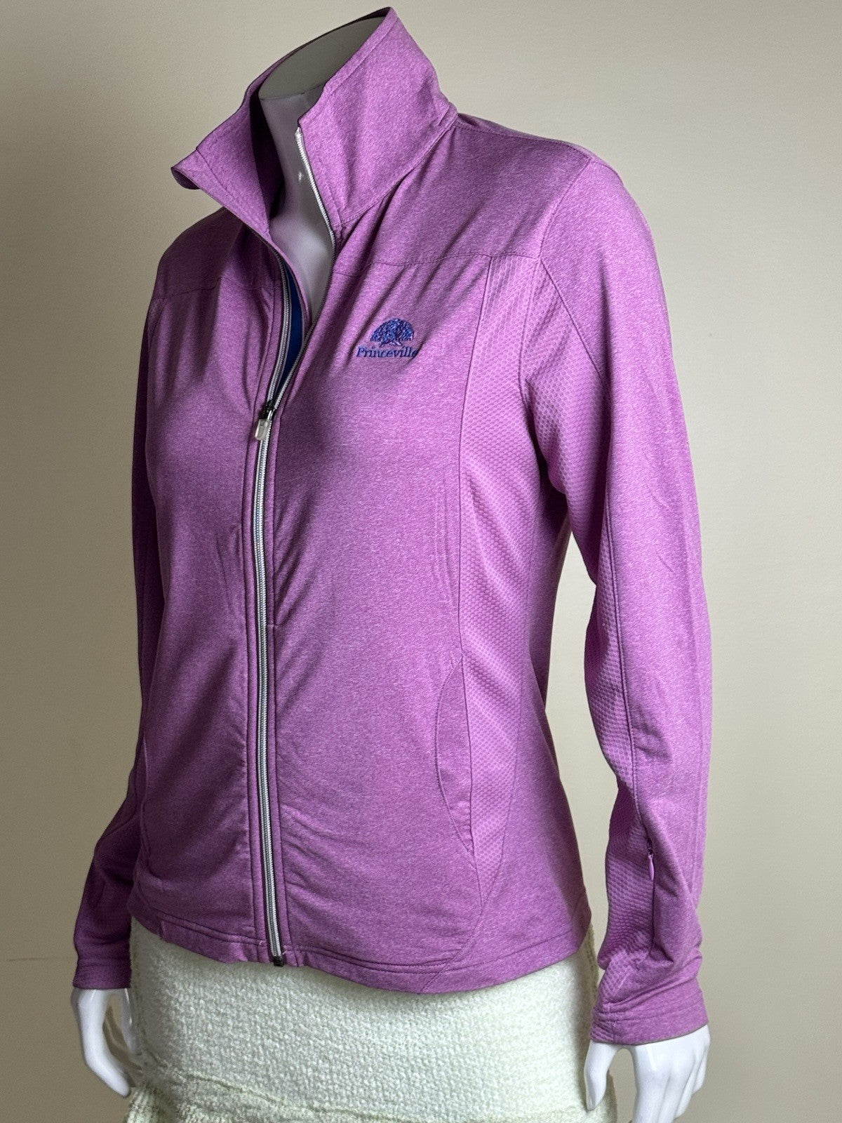 LeverWear Women's Prince Course Logo Jacket Sz M.   (B.032)
