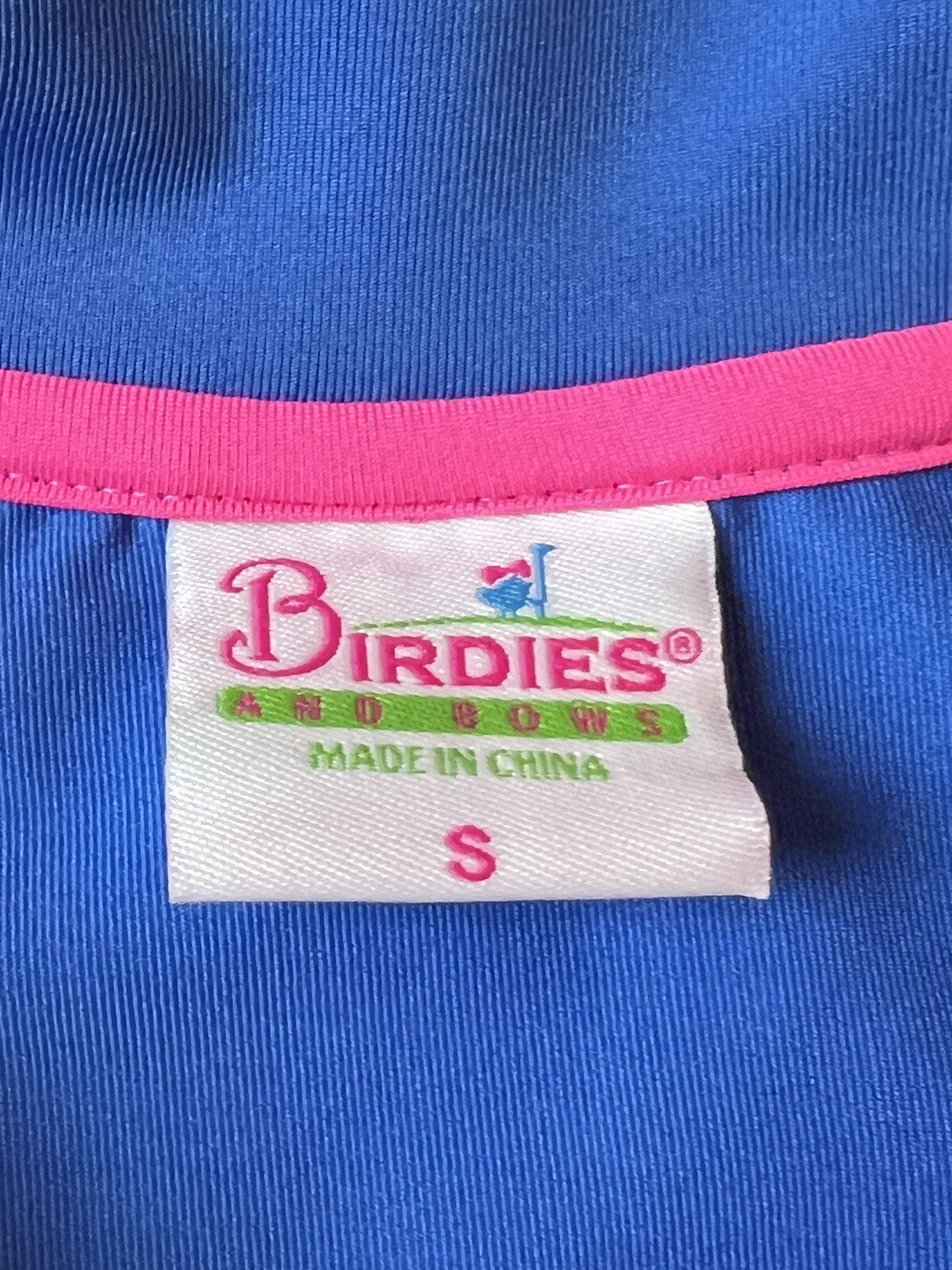 BirdeeSport Women's Top Golf Shirt Sz S Blue (18)