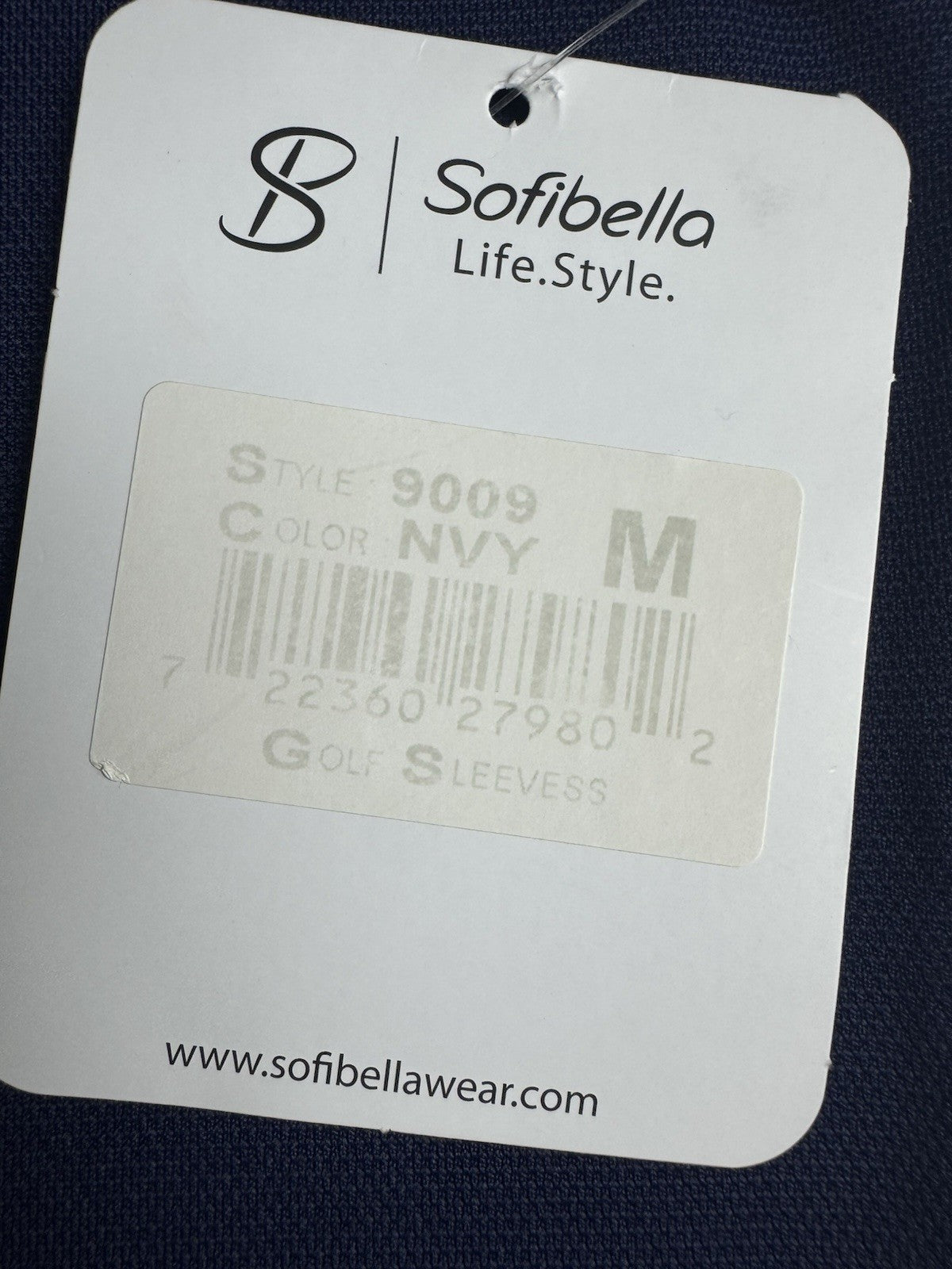 SOFIBELLA Women’s Golf-Tennis Shirt Sz M.  (B.172)