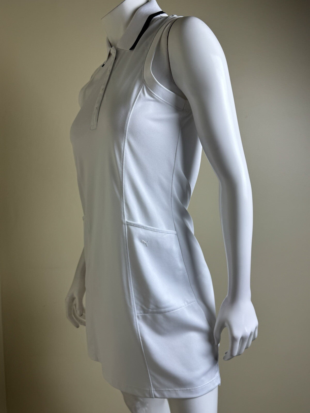 Puma Women’s Polo Dress White Sz S  (B.137/3)