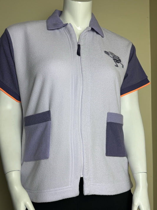 Adidas Women's Hoop York City Shooter Basketball Shirt Sz XL Purple (B.94)