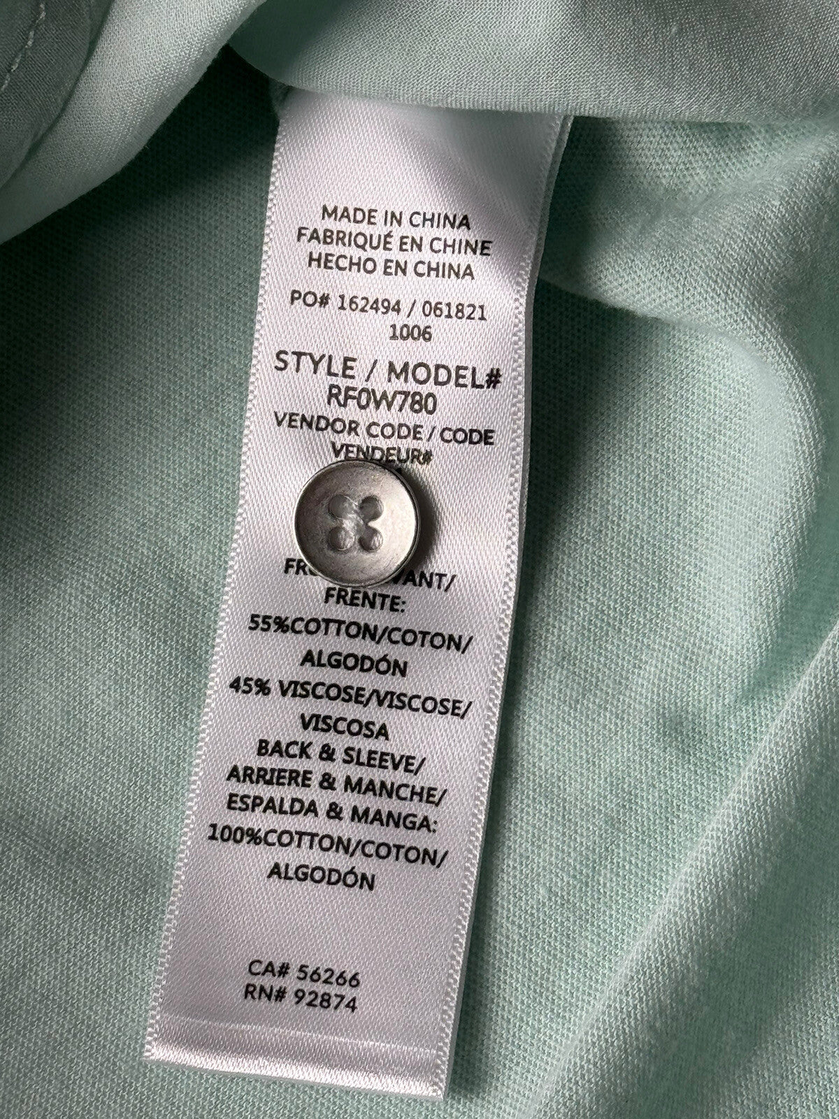 Splendid Women’s Green Long Sleeve Button-Down Shirt Sz XS. (57)