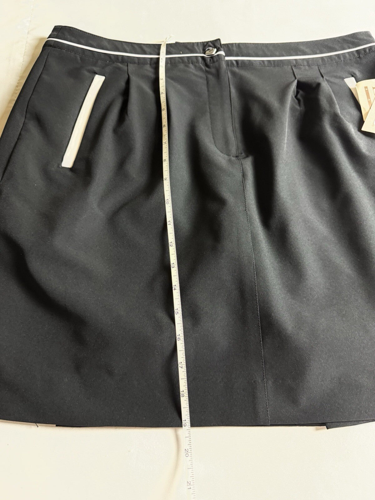 E.P. Pro Tour Tech Women’s Golf Skirt Skort Black Sz 14. (B.125)