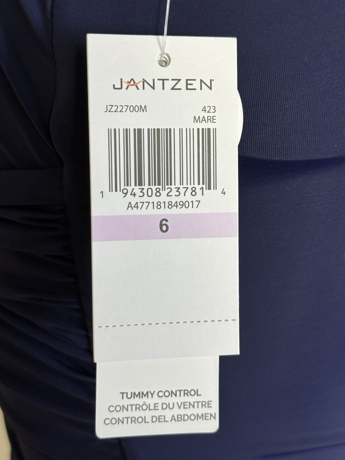 JANTZEN SWIMWEAR 1PC BATHING SUIT SIZE 6. (53)