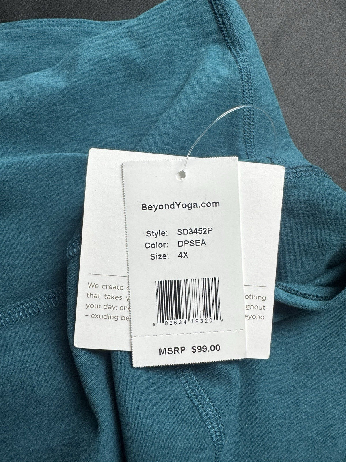 $99 Beyond Yoga Athletic Gym Midi High Waist Leggings Sz 4XL.  (B.159)