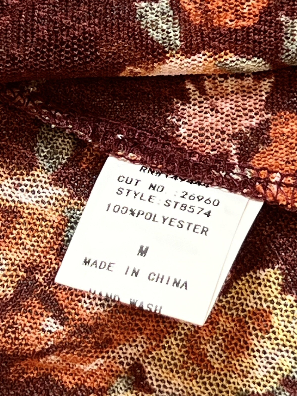 Ember Women’s Size M Floral Sheer Robe Cover-up Dress Long Sleeves