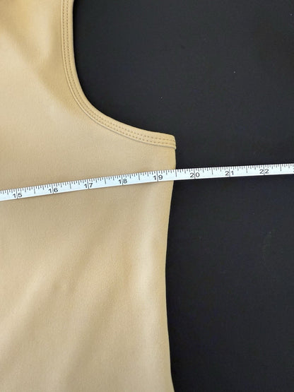 $59 bebe Women’s Rhinestone Sleeveless Blouse Sz XL      (B.161)