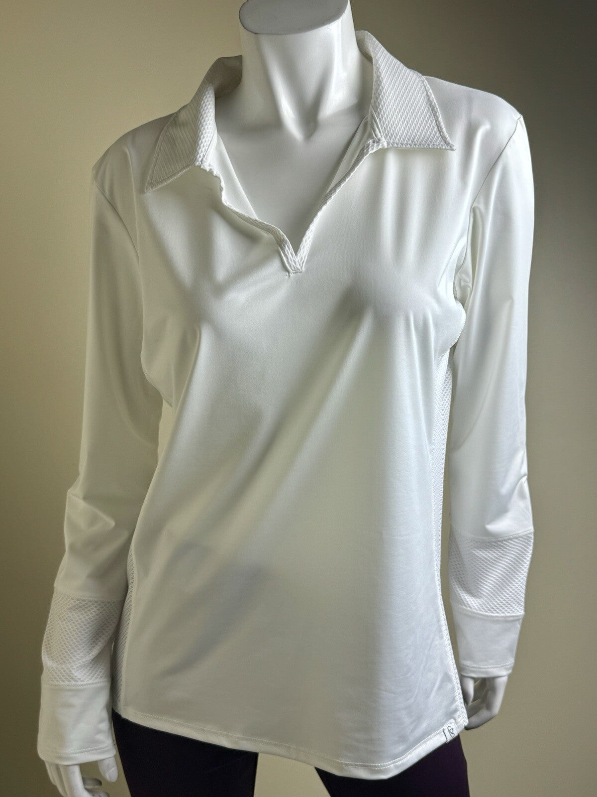 FIA Green California Women’s Top Sz L Golf Shirt. (B.95)