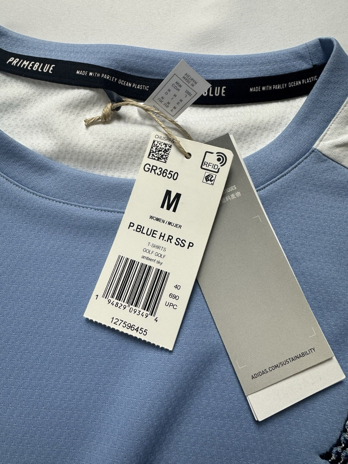 Adidas Women’s Polo Golf Shirt SZ M Climacool  (B.135)