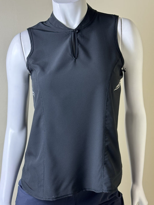 Lucky In Love Tech Performance Women’s Sleeveless Golf Shirt Sz S.     (B.163)