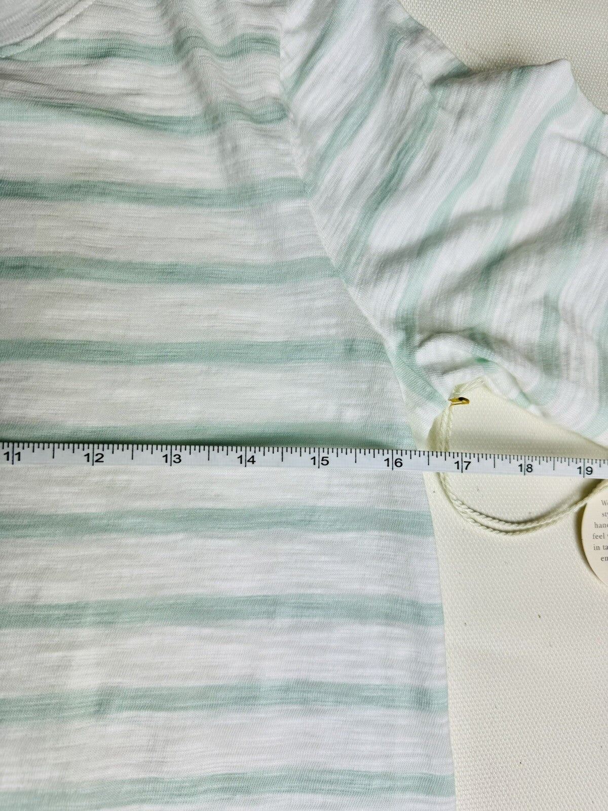 Spartina 449 Women’s Top Sz S Golf Shirt Stripes Green White.  (74)