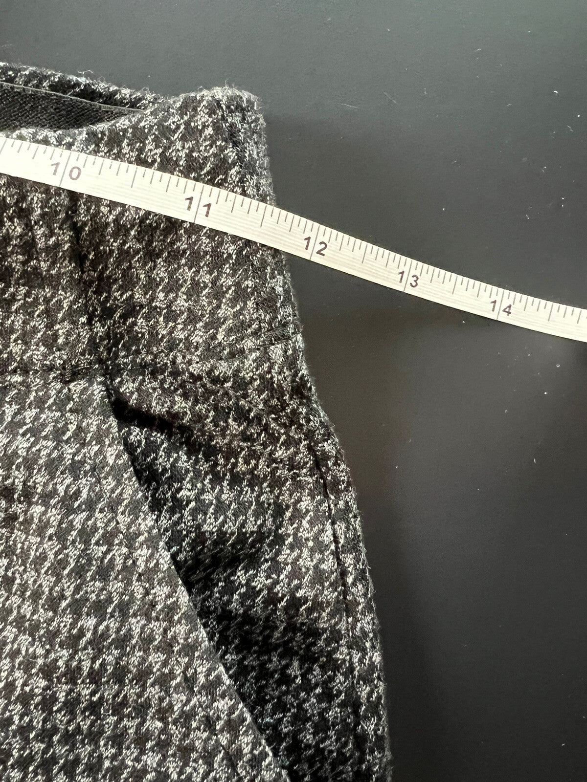 $98 MAX EDITION Women’s Pants Sz S Dark Gray Check Pattern