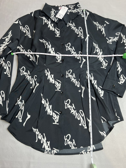 WO WO Women’s Top Long Sleeve Shirt Sz 2X