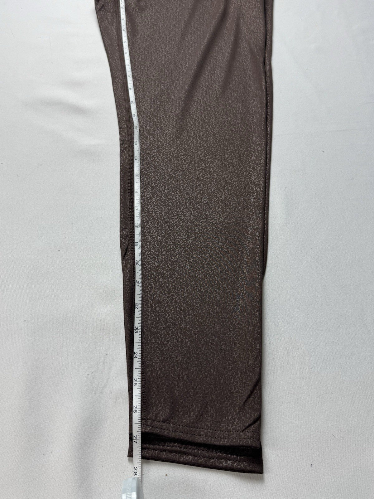 Tahari Sport Leggings Brown Pocket Size L.      (B.157)
