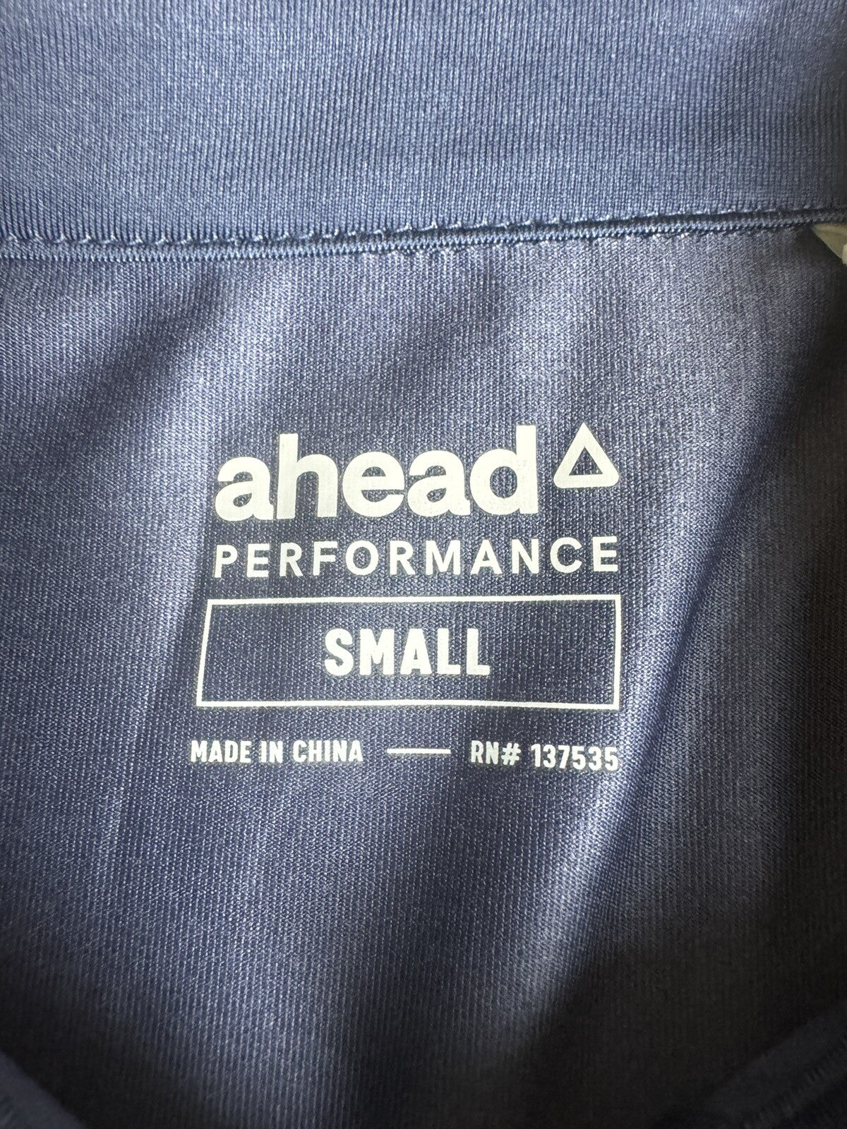 Ahead Performance Polo Golf Shirt Women’s Sz S. (B.76)