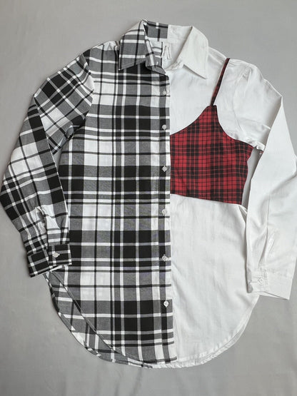 Live 4 Truth Women’s Plaid Long Sleeve Button-Down Shirt Sz S
