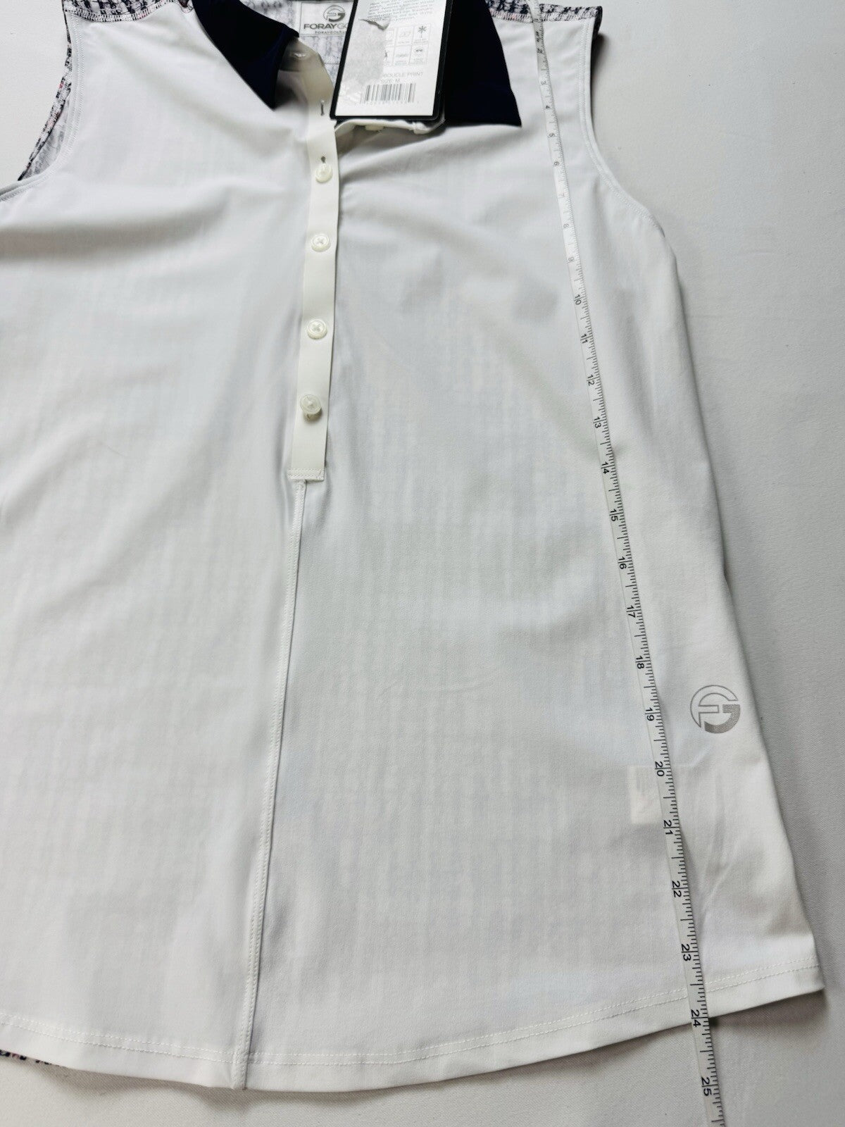 Foray Golf Womens Sleeveless Golf Polo Shirt. Sz M.   (B.139)