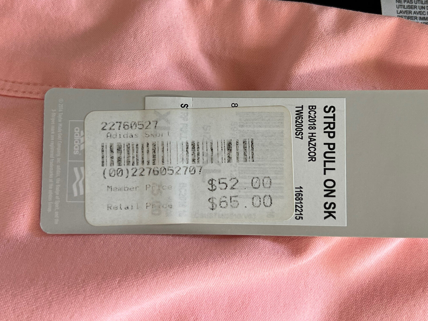 Adidas Women’s Golf Skirt Orange Sz XL