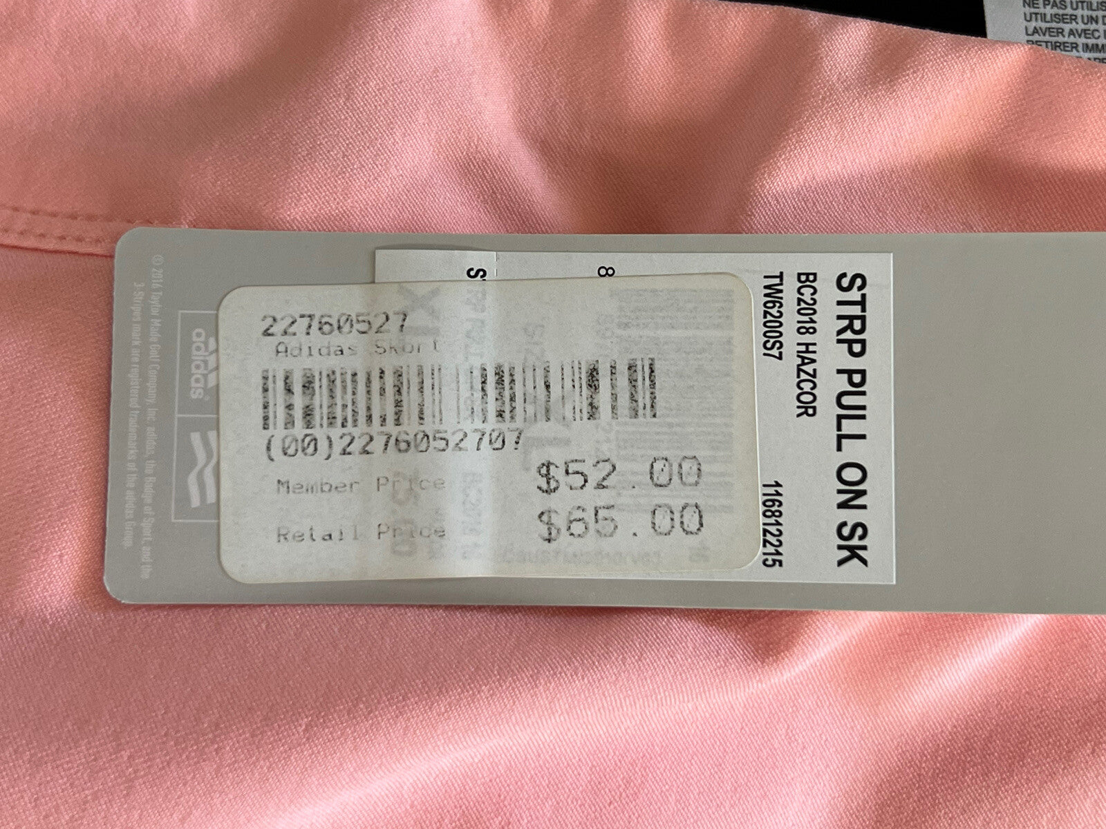 Adidas Women’s Golf Skirt Orange Sz XL