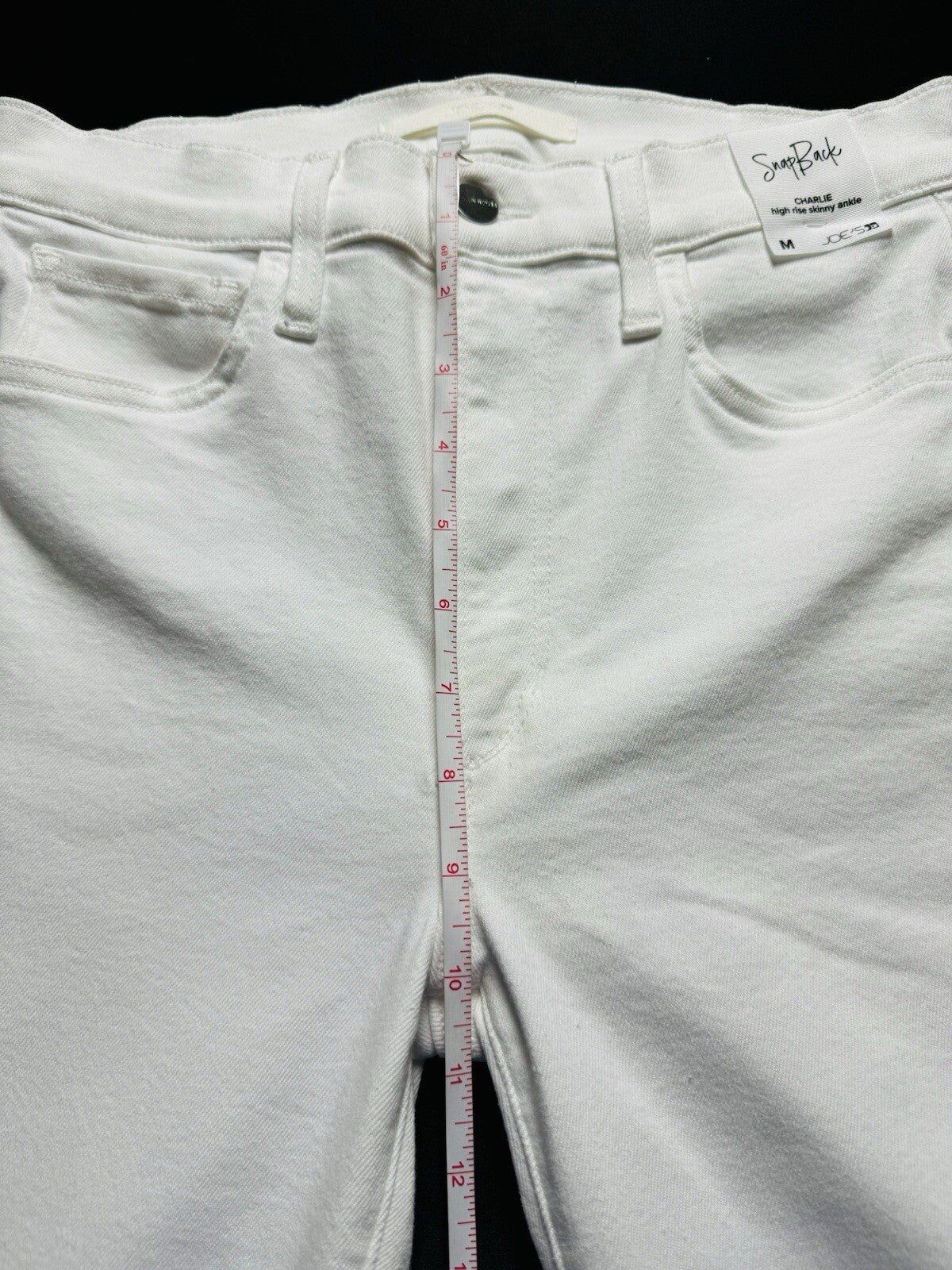 Joe’s Women’s White Ankle Stretch Jeans Sz M. (B.80)