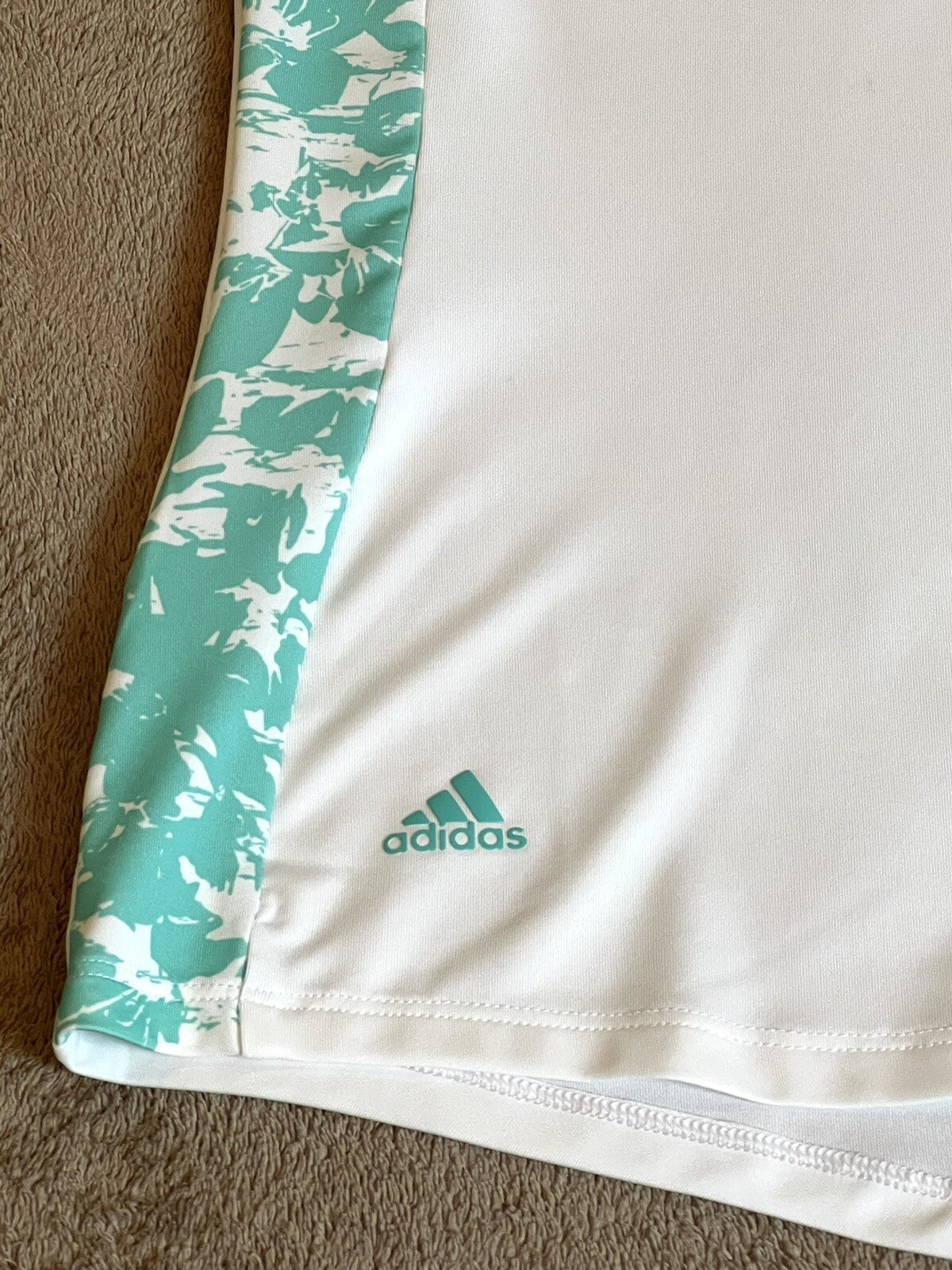 Adidas Women’s Top Golf White Polo Shirt Sz M (13)