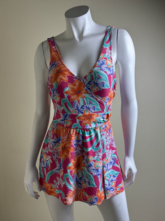 Seekers Essentials Floral One Piece Size US 10   (B.152)