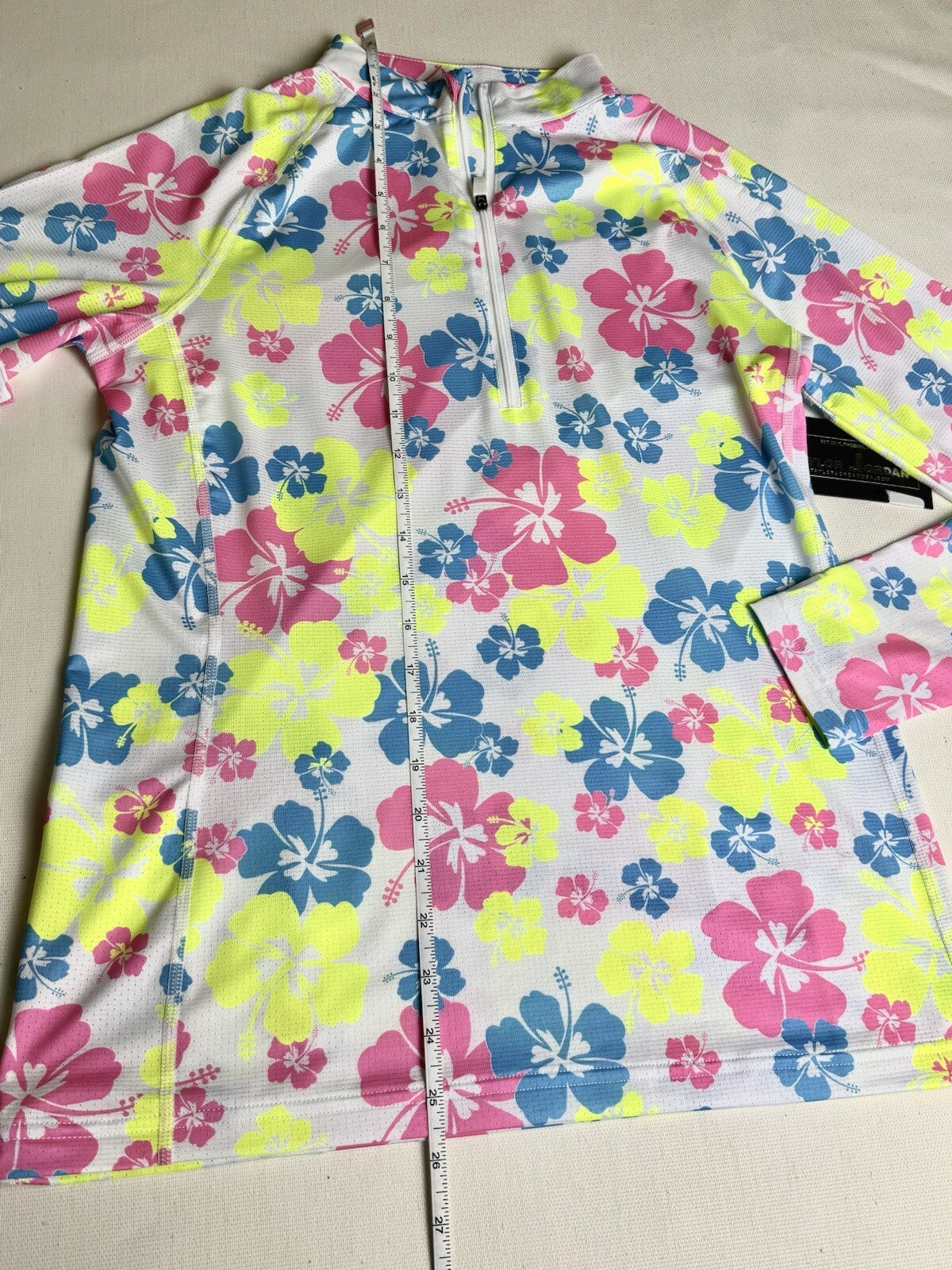Taylor Jordan Top Women’s Neon Floral Shirt Size S. (73)