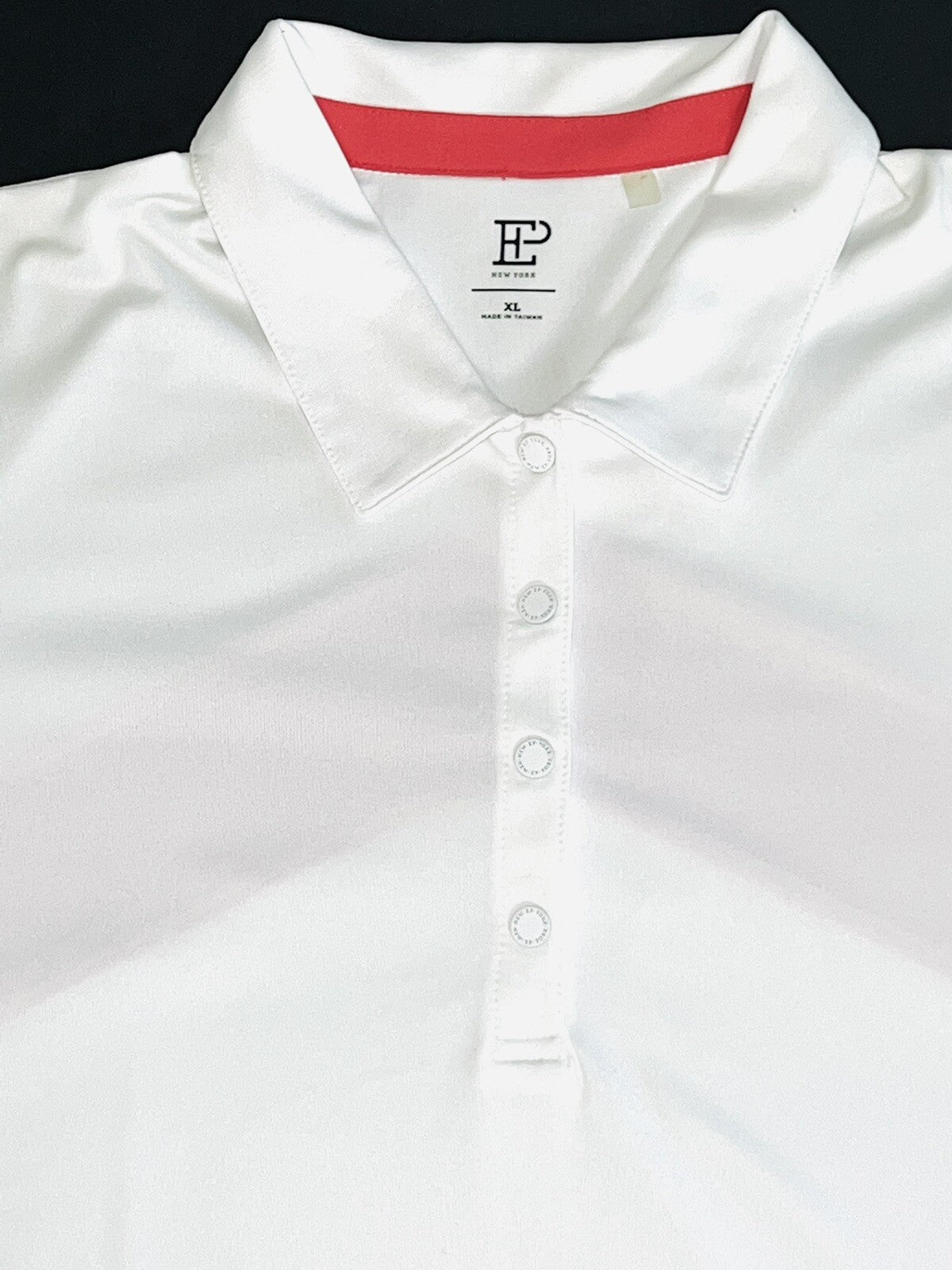 E.P New York Women's Golf White Polo Shirt Sz XL (13)