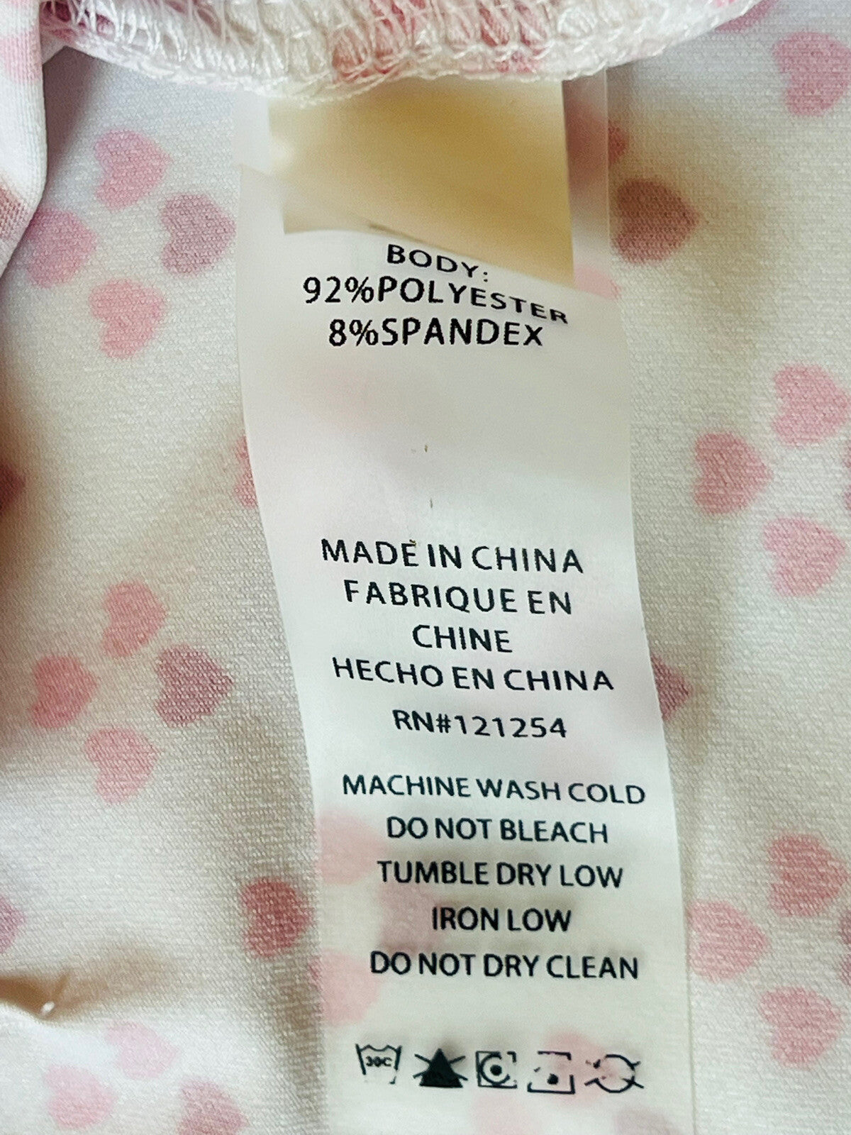 JoFit Women’s Long Sleeve White Pink Hearts Size XS Sweatshirt.   (10)