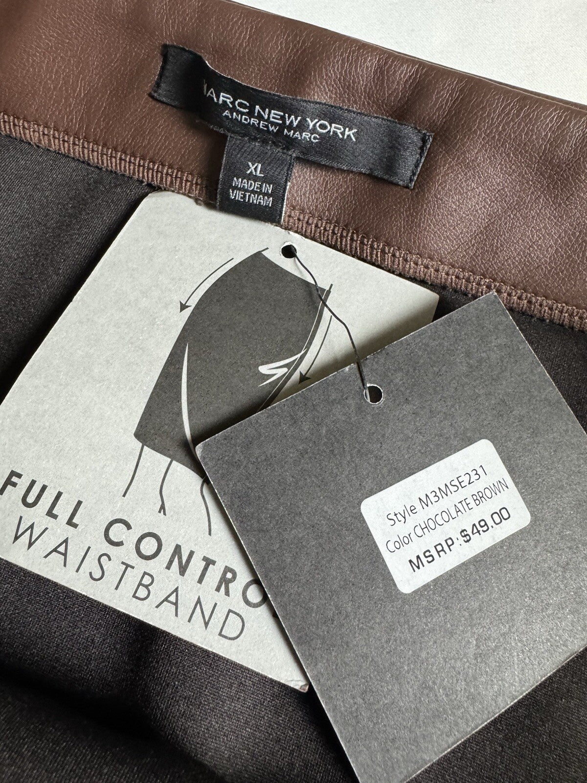 $49 Marc New York Women's Brown Skirt Sz XL (B.52)