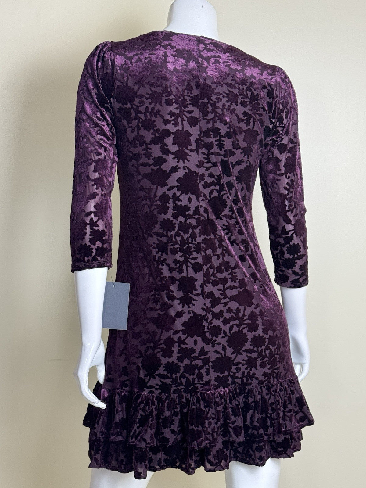 $139 Tommy Hilfiger Women’s Velvet Dress Sz 10P    (B.032)