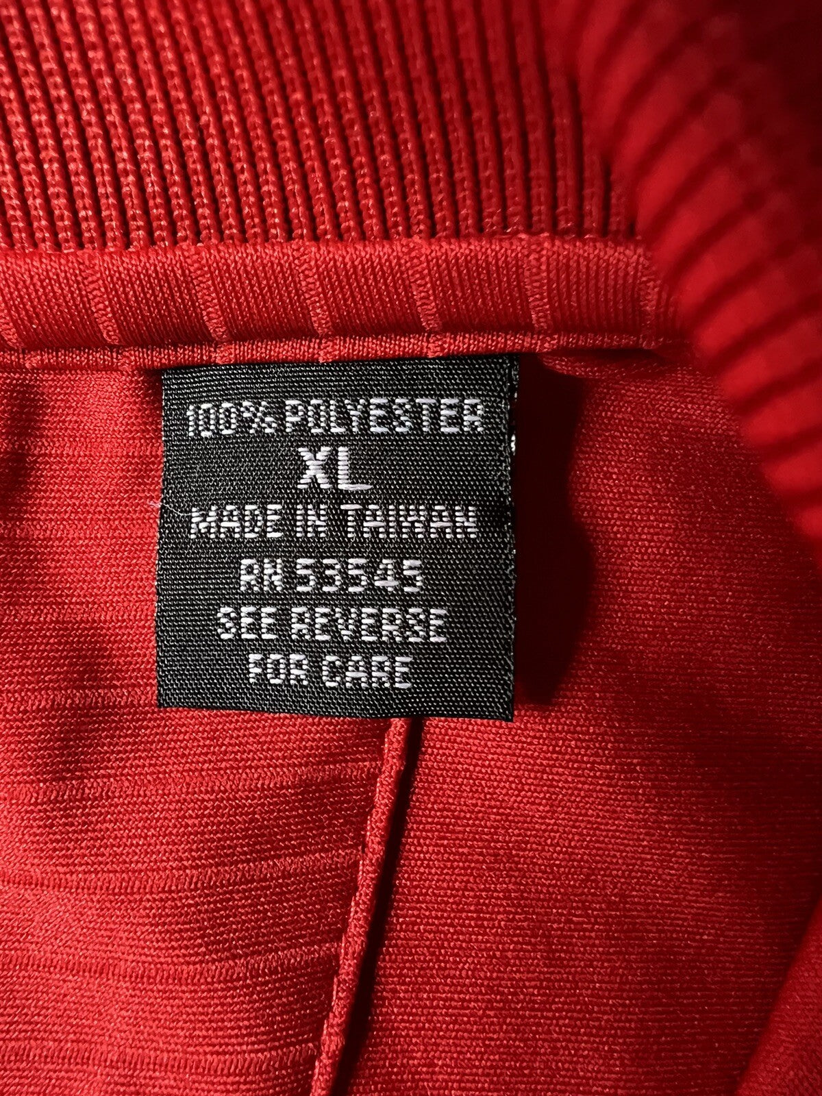 NORTH RIDGE Women’s Golf Shirt Red Top Sz XL           (50)