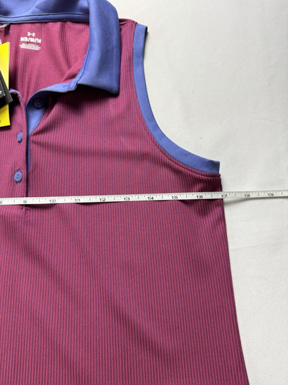 Under Armour Women's Golf Tennis Shirt Sz M. (B.135)