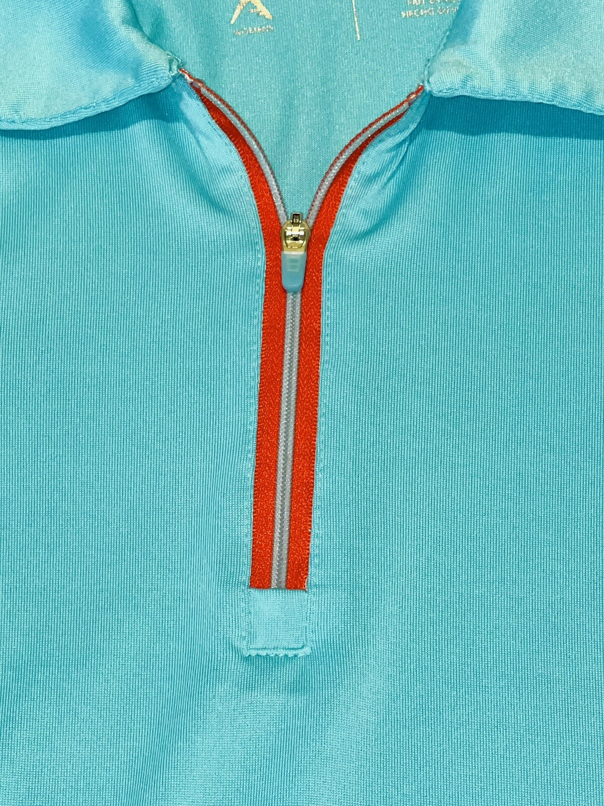 Antigua Women's Top Golf Polo Shirt Blue Sz S (16)