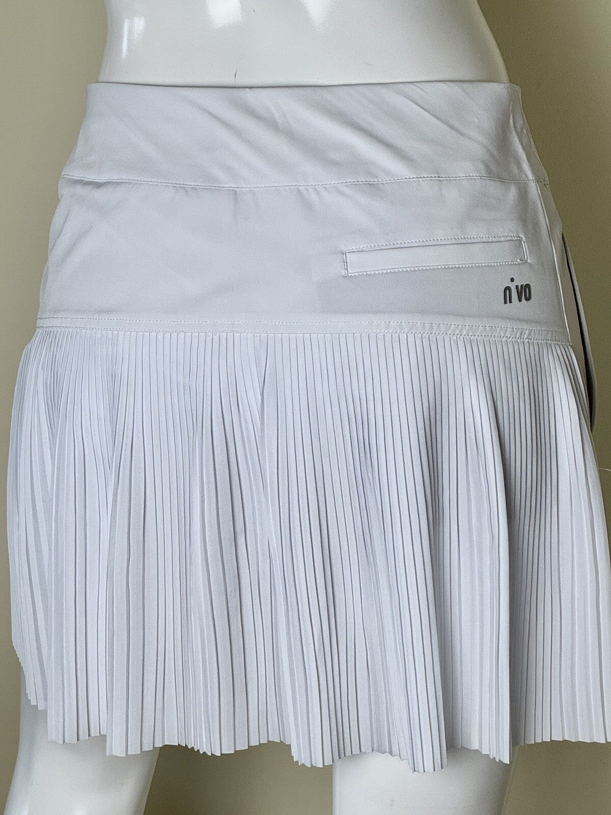 Nivo by Lanctot Women's White Active Golf Skort Skirt Size XS  Pocket. (B.18)