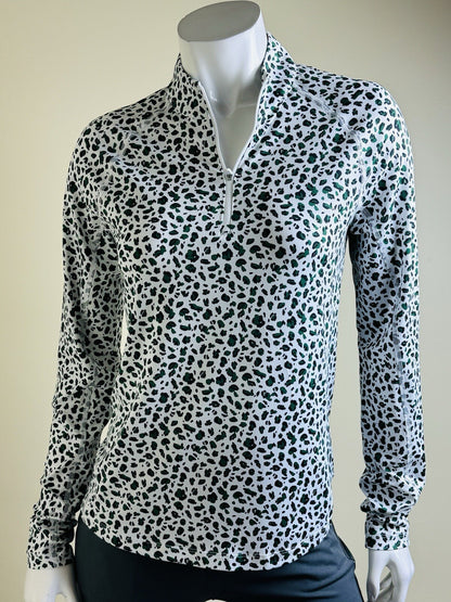 Puma Women's Leopard Print Sweatshirt Size S.   (B.110/2)