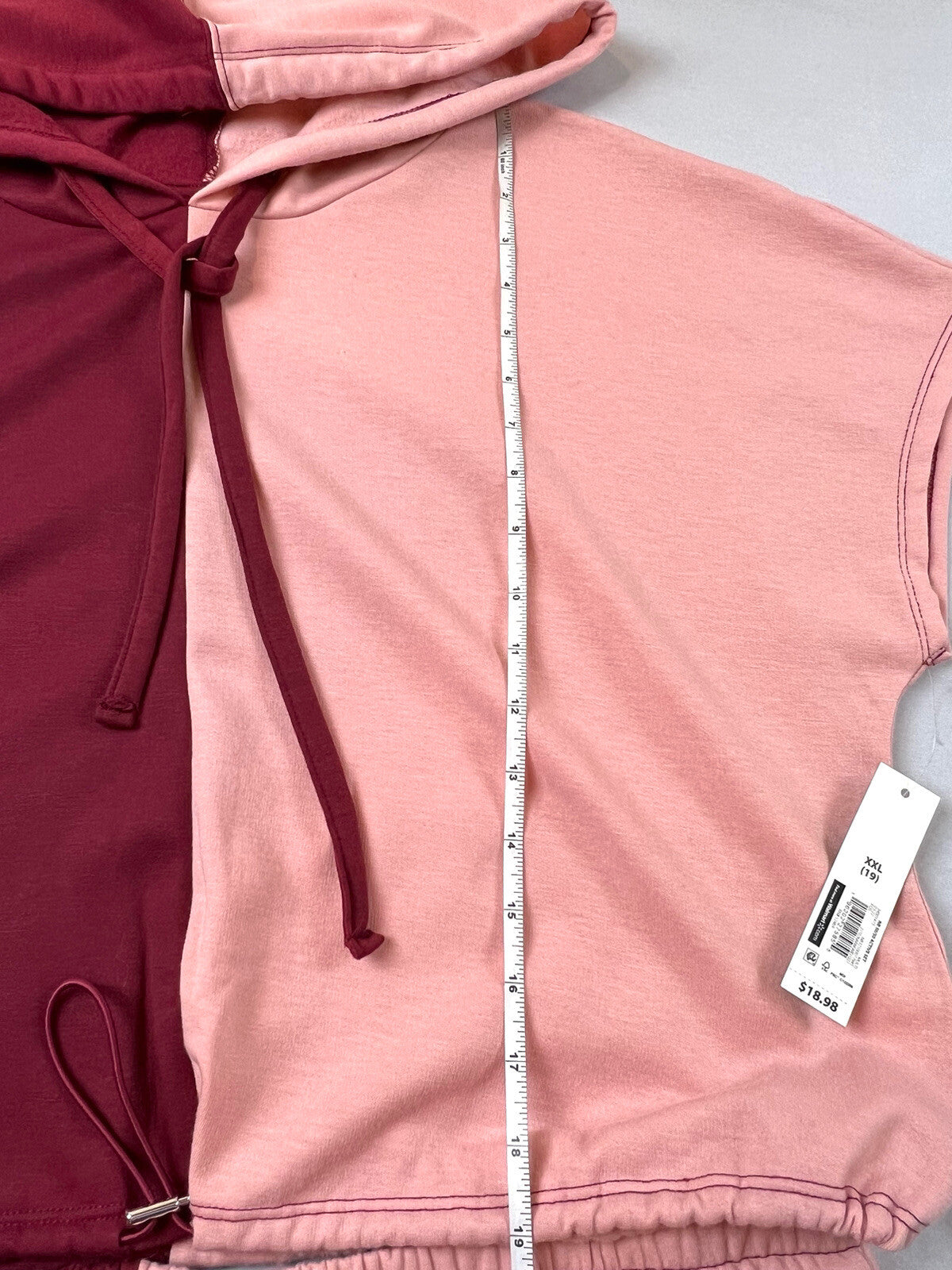 No Boundaries Women’s  2Pc set Hoodie Top,Shorts Sz 2XL