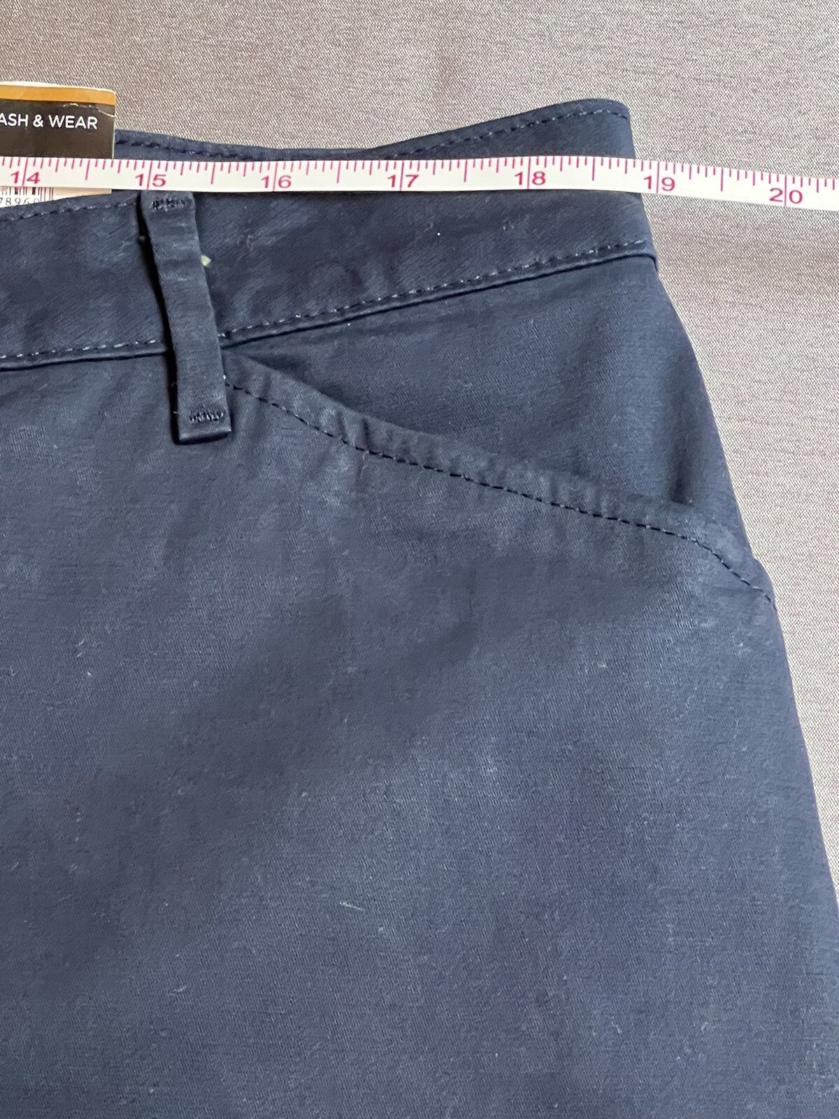 LEE Women’s Navy Khakis Pants Sz 18