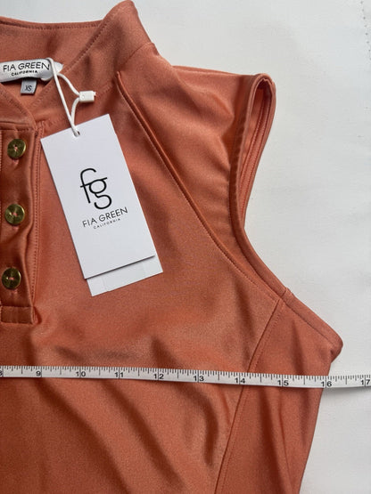 FIA Green California Women’s Top Sz XS Golf Shirt.       (B.161)