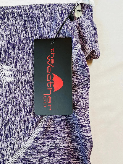 The Weather Co. Women's Golf Sweatshirt Purple Sz L