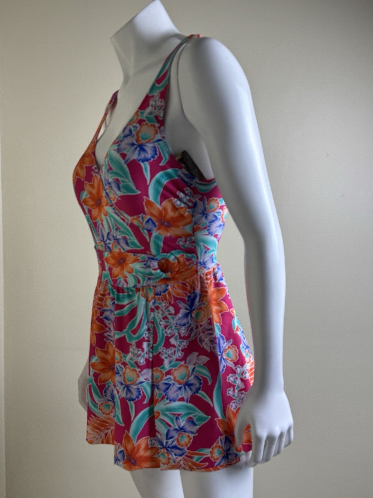 Seekers Essentials Floral One Piece Size US 10   (B.152)