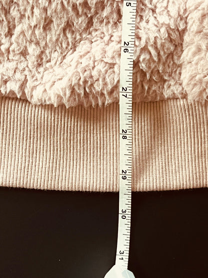 Dictionary Women’s Big Fluffy Sweater Sz L Pink NEW