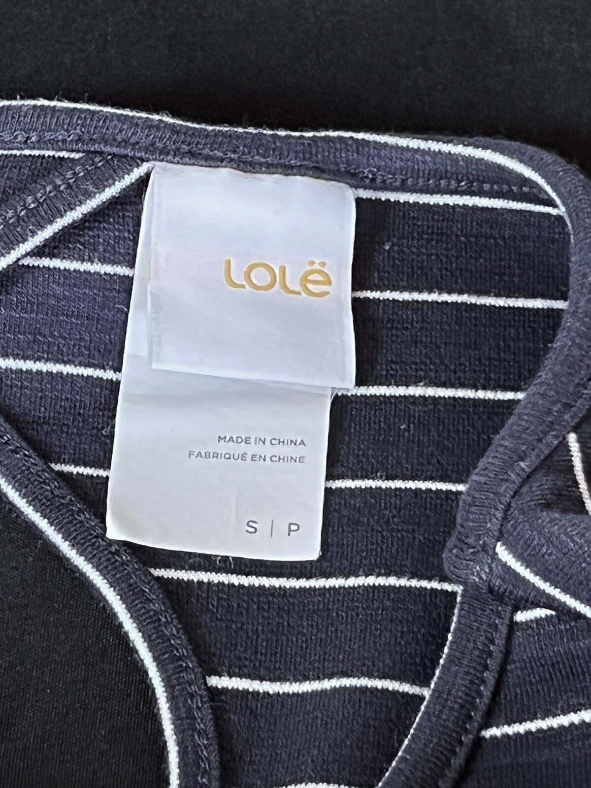 Lole Women’s Tennis Golf Striped Dress Sz S