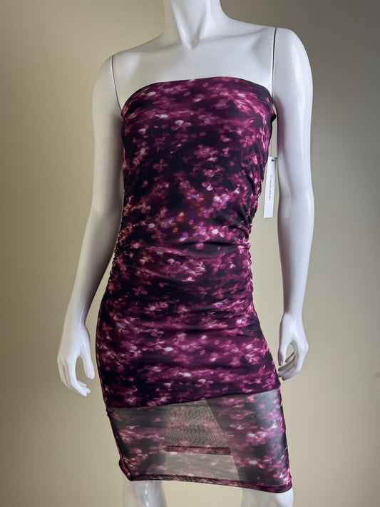 $69 Calvin Klein Women’s Stretch Strapless Dress Sz XS      (B.140)