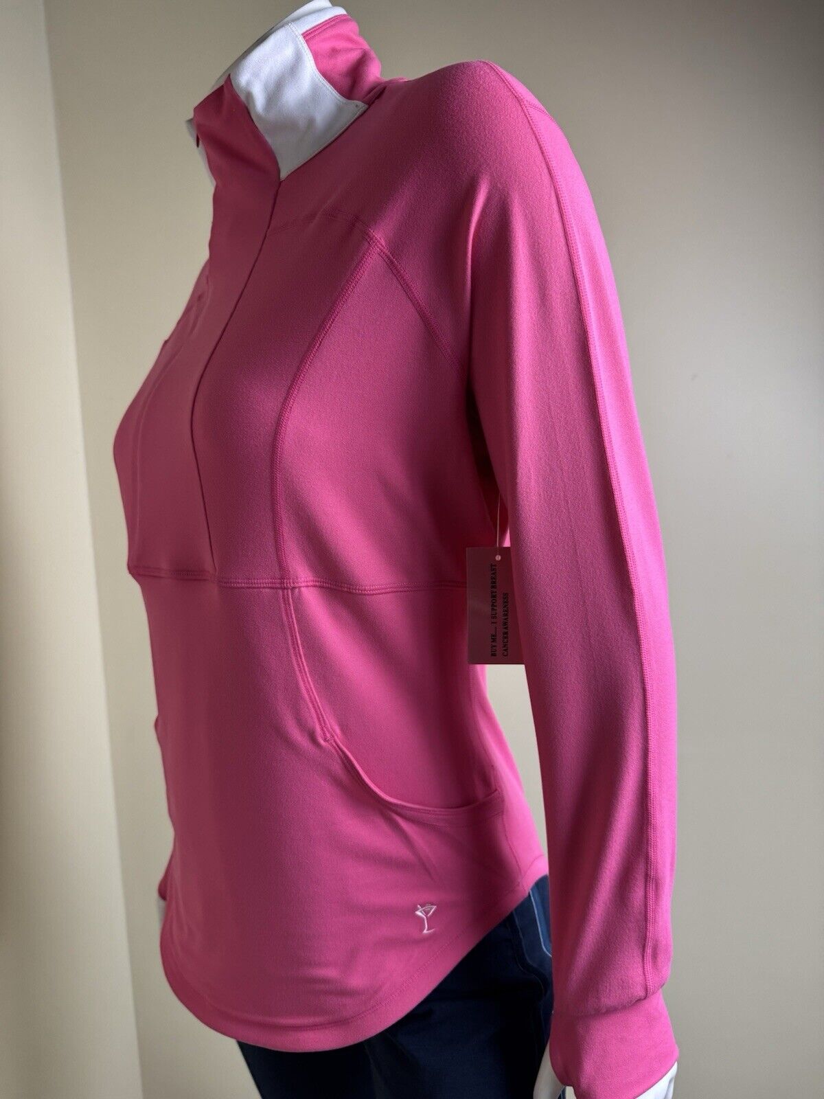 Golftini Women’s Golf Pink Sweatshirt Sz M