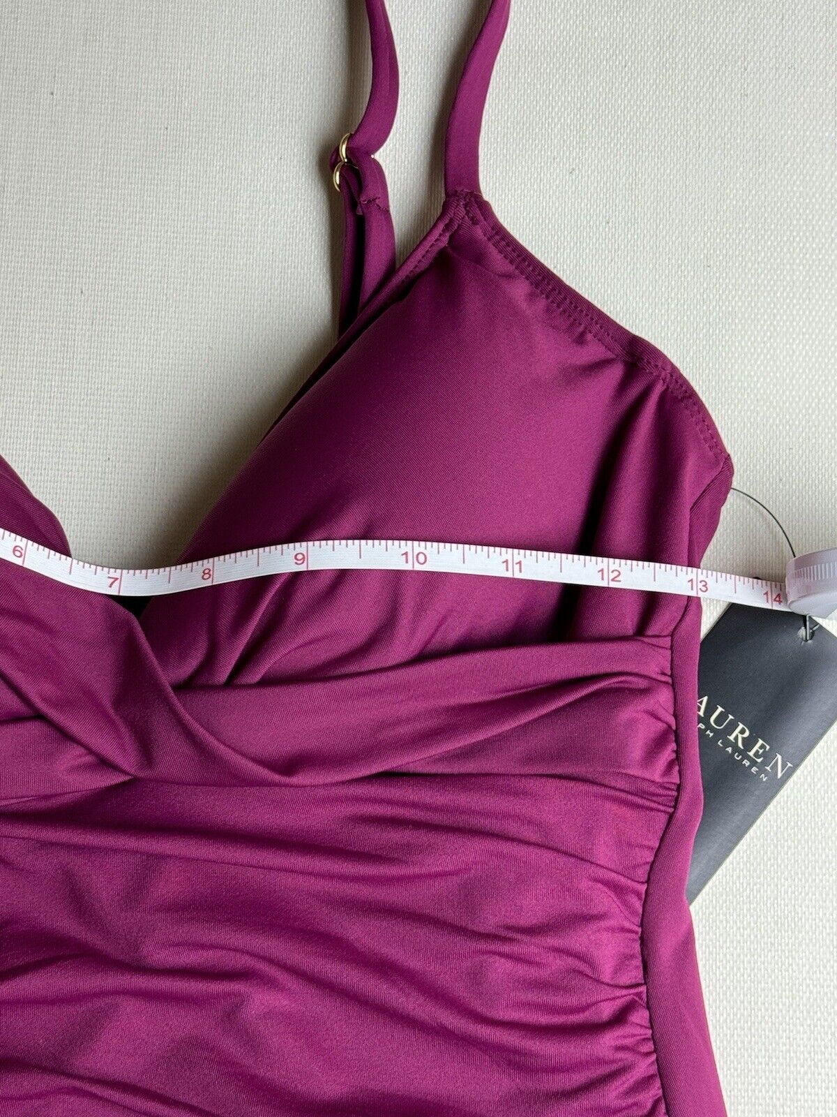 Lauren Ralph Lauren Women's Tankini  Sz 4 2Pc Plum   (56)