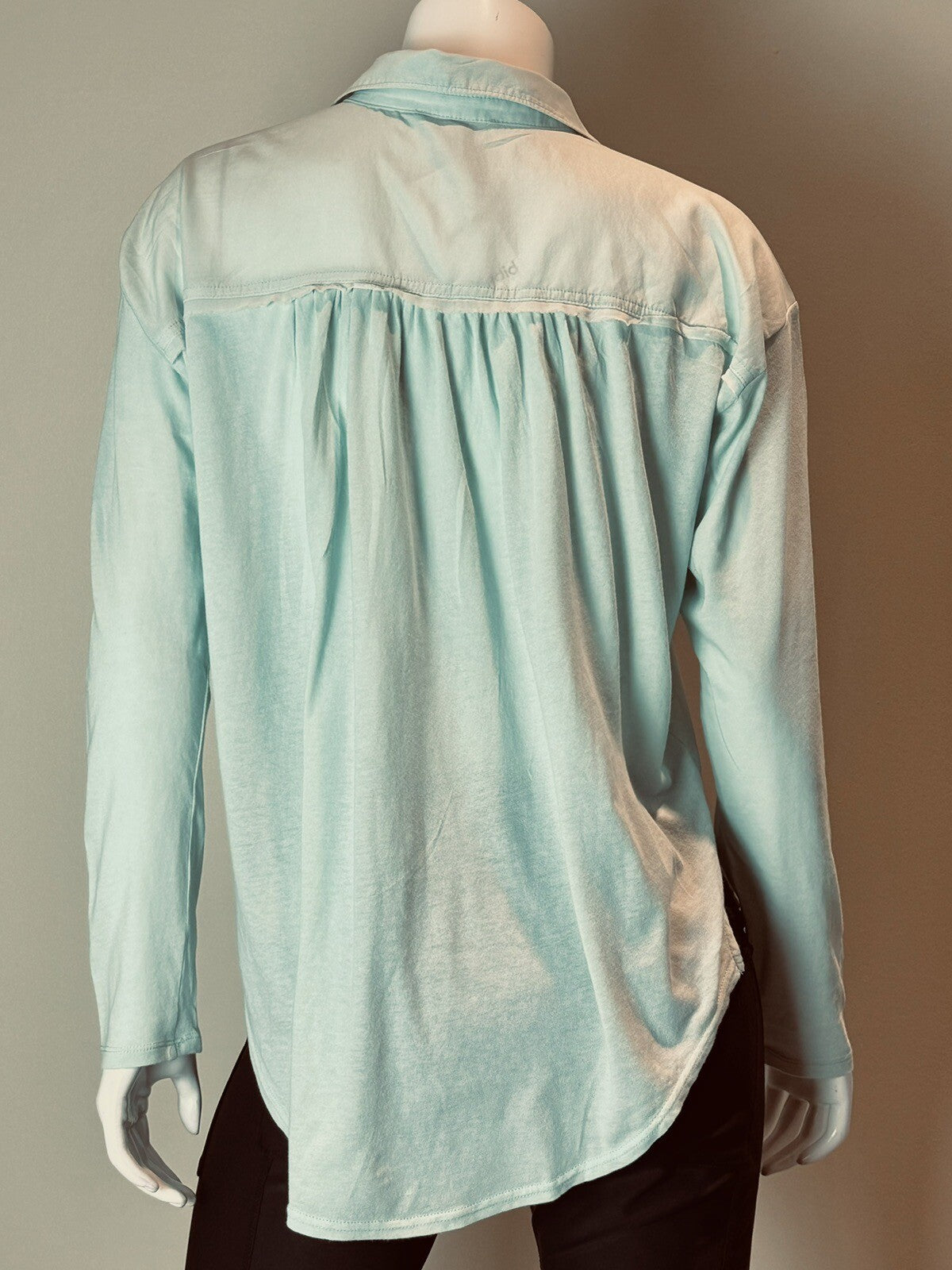 Splendid Women’s Green Long Sleeve Button-Down Shirt Sz XS. (57)