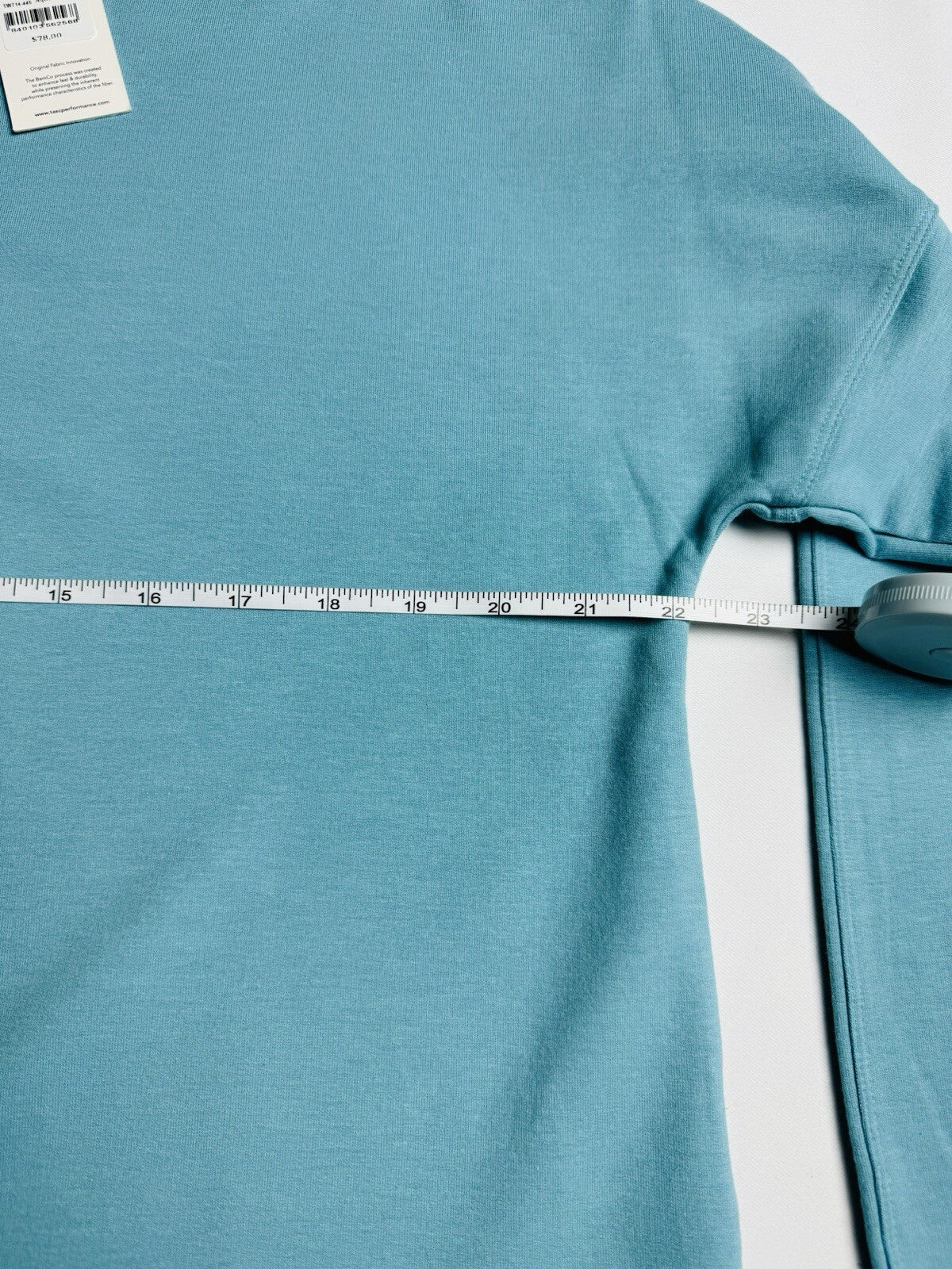 TASC Women’s Long Sleeve Shirt Organic Cotton Sz XL Blue   (B.119