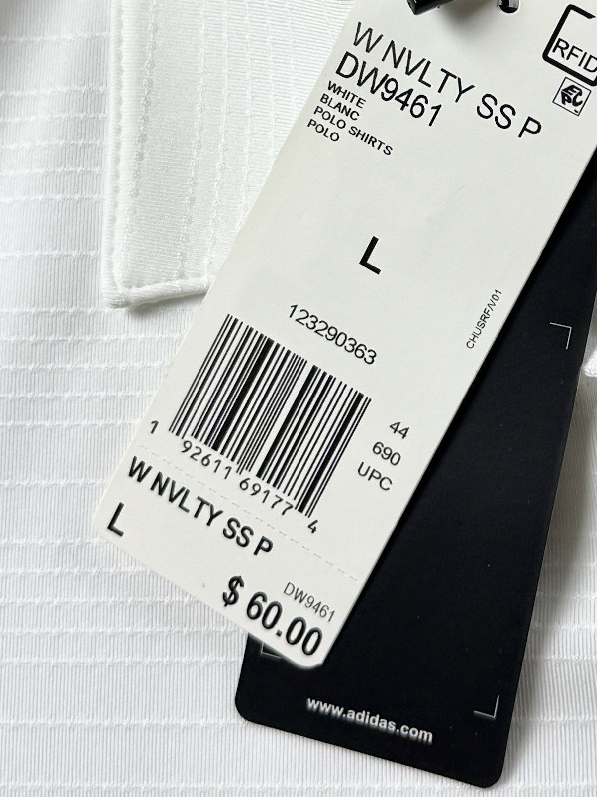 $60 Adidas Women’s Golf Shirt Sz L    (B.187)